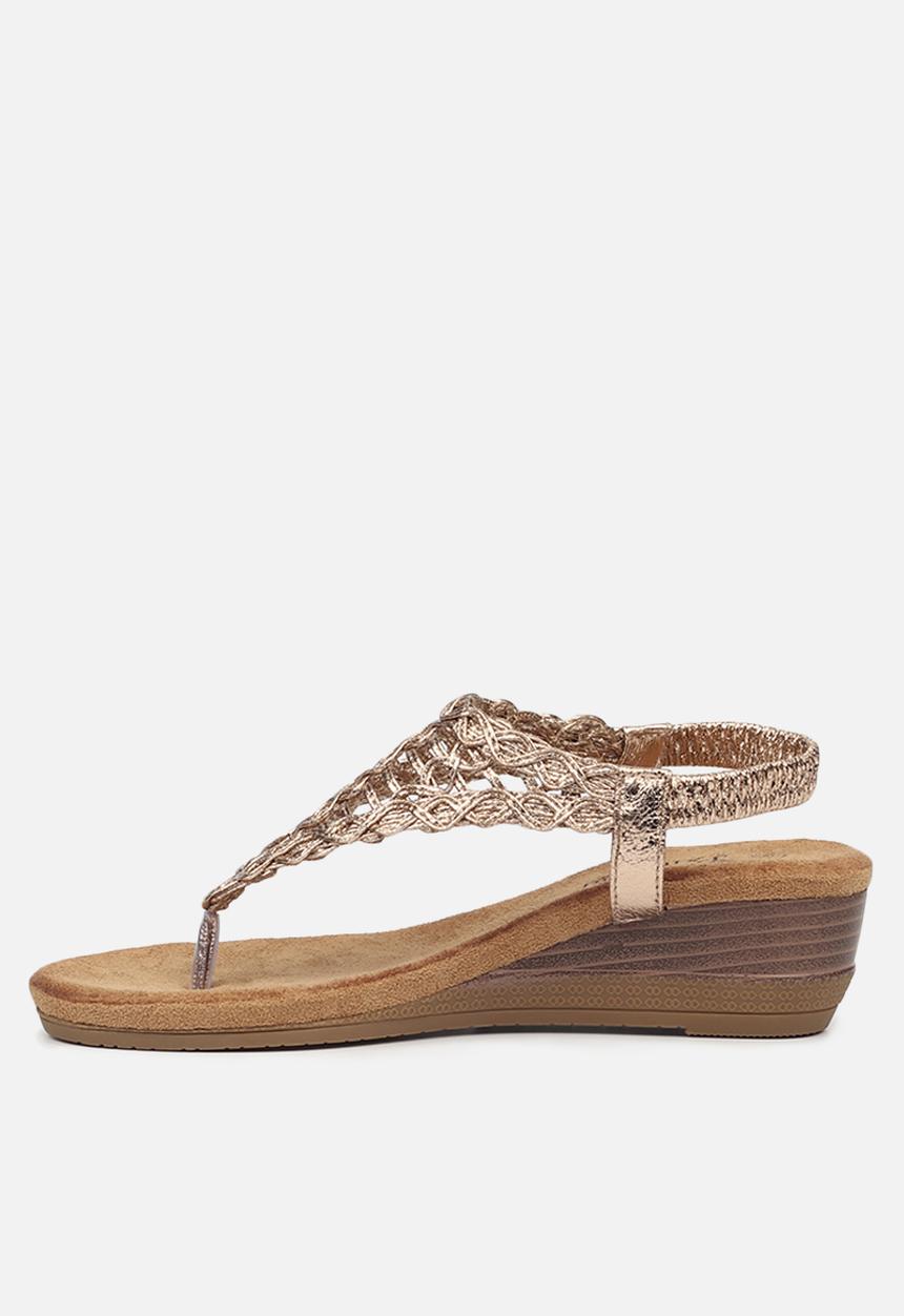 Butterfly Feet - Linah 3 wedge - rose gold