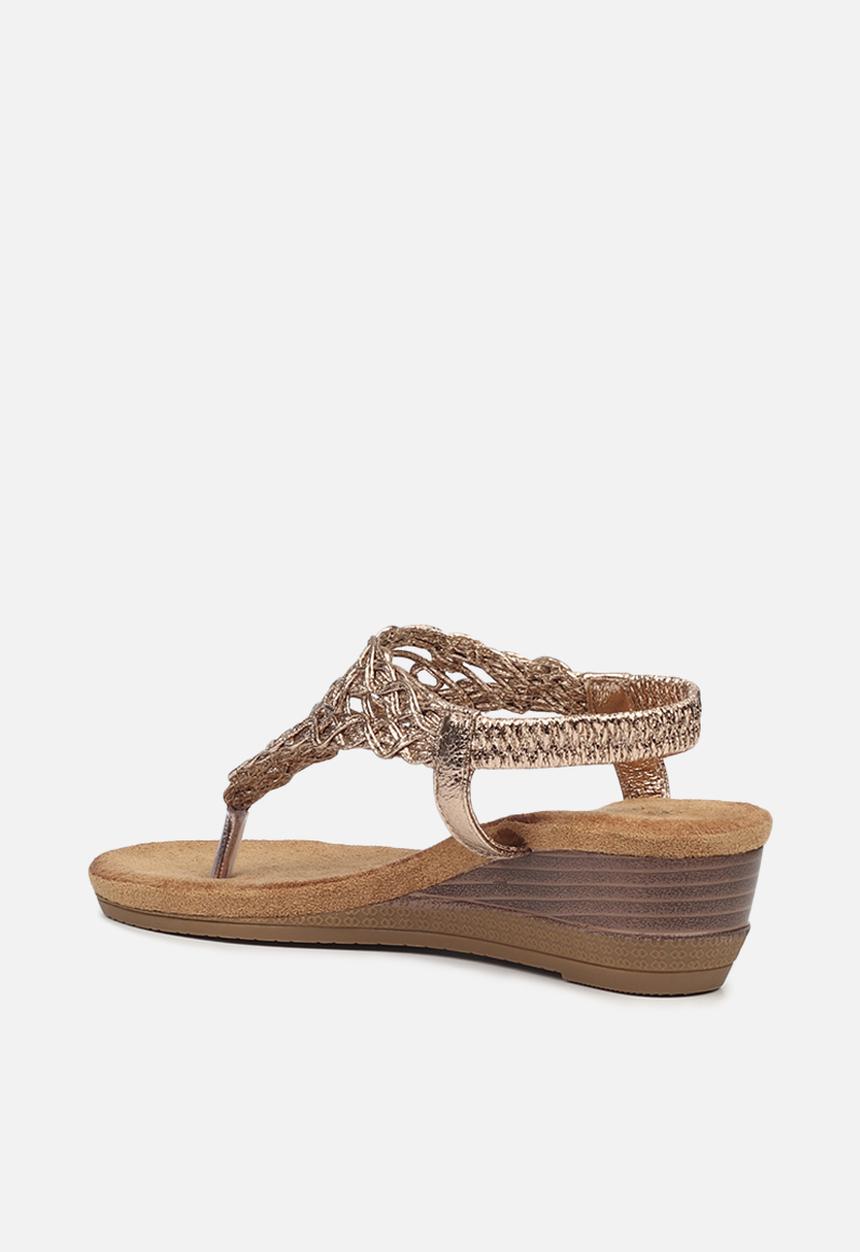 Butterfly Feet - Linah 3 wedge - rose gold