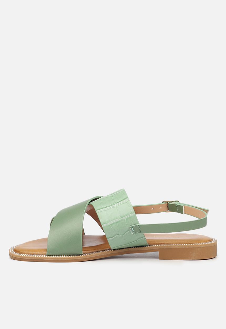 Miss Black - Murano2 sandal - green