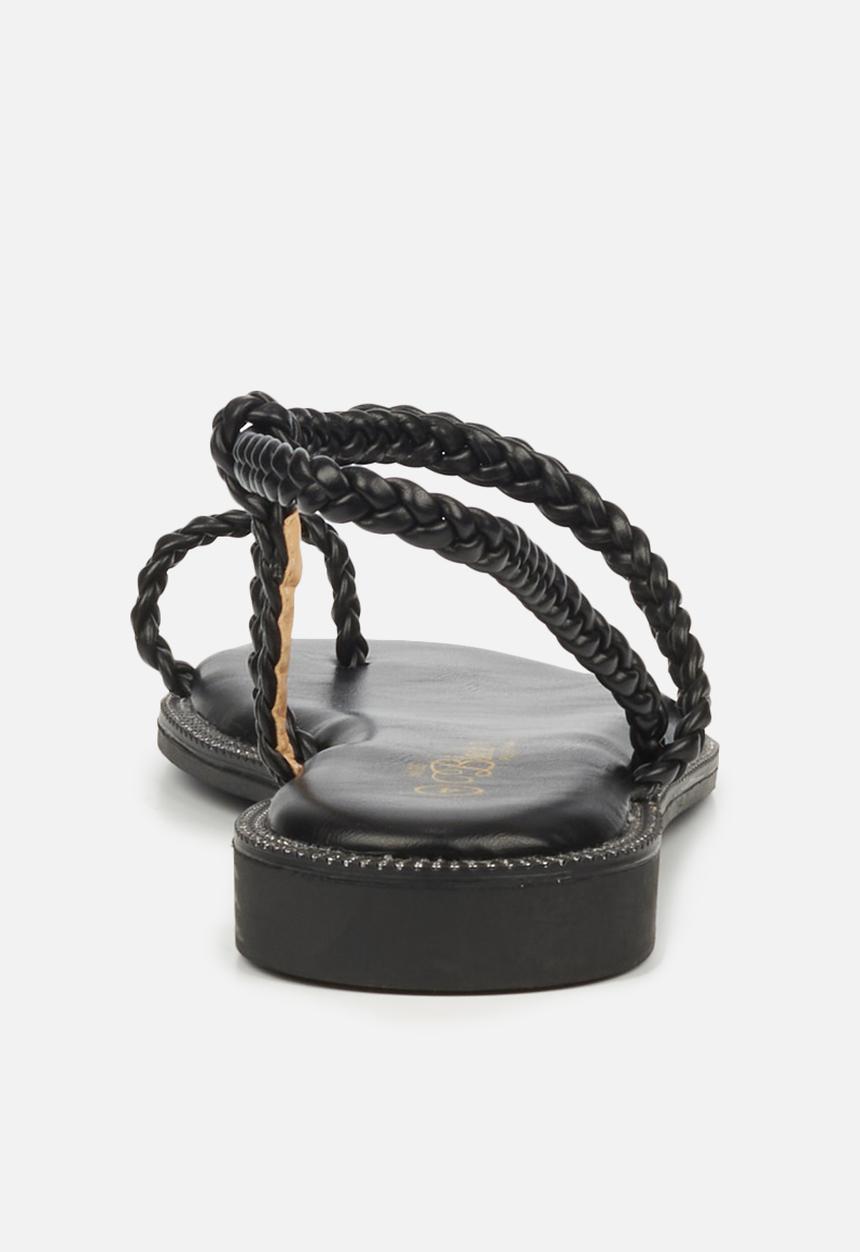 Miss Black - Murano5 sandal - black