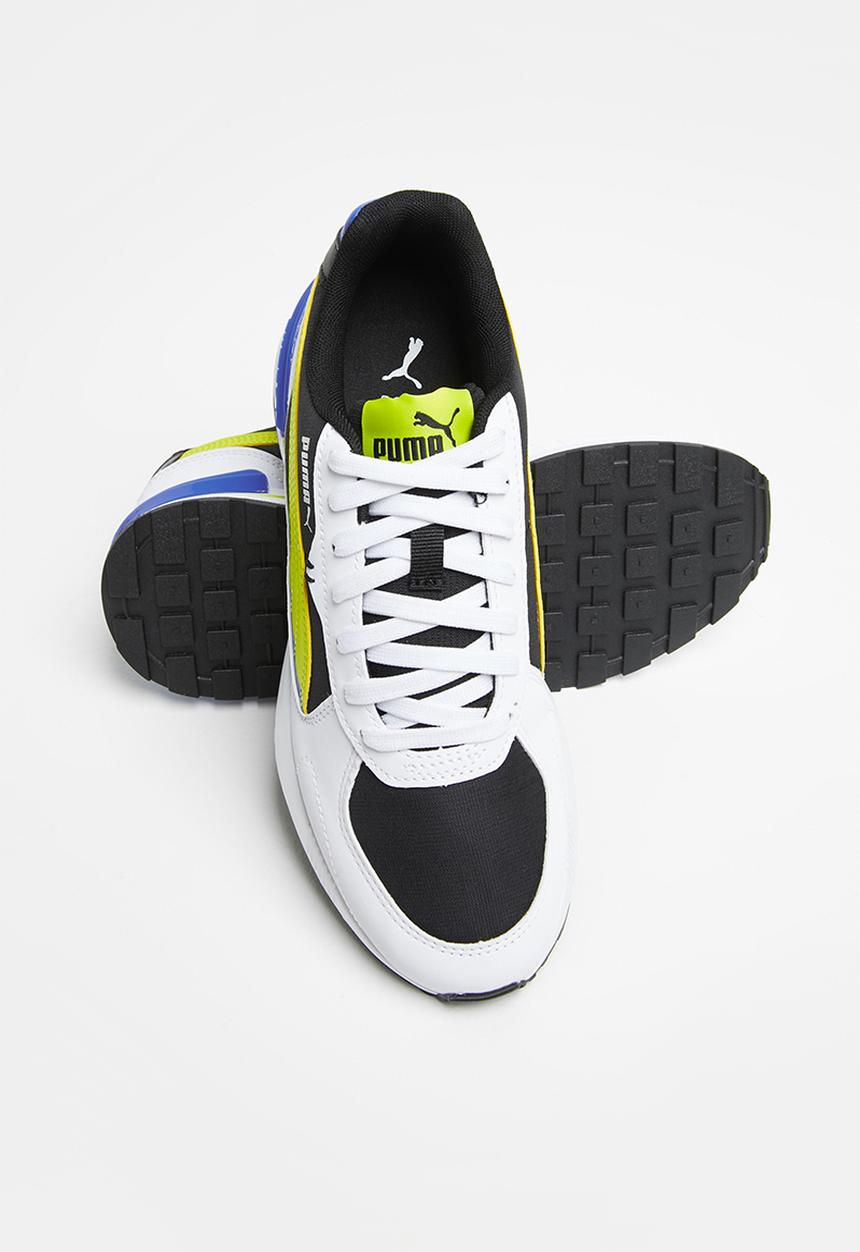 PUMA - Graviton tech jr - puma black-nrgy yellow