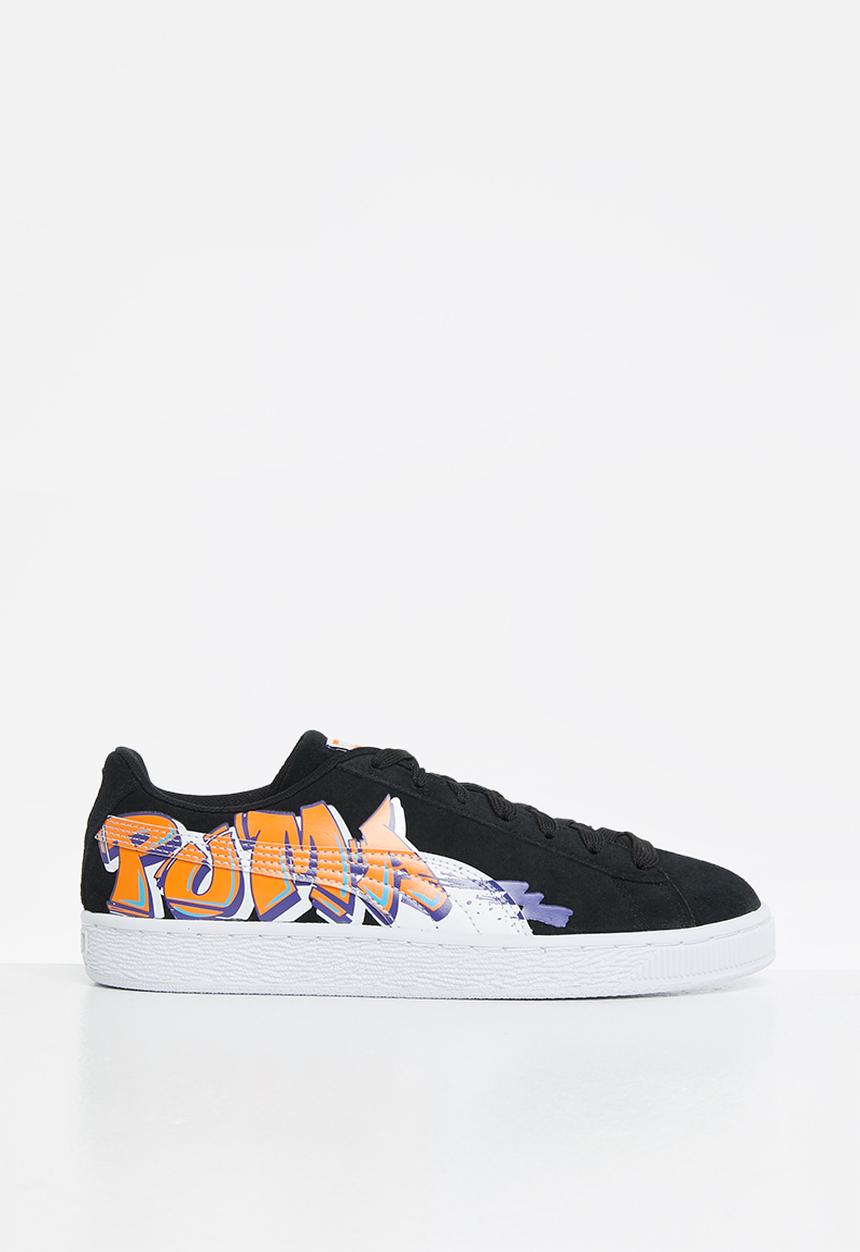 PUMA - Suede street art jr - black
