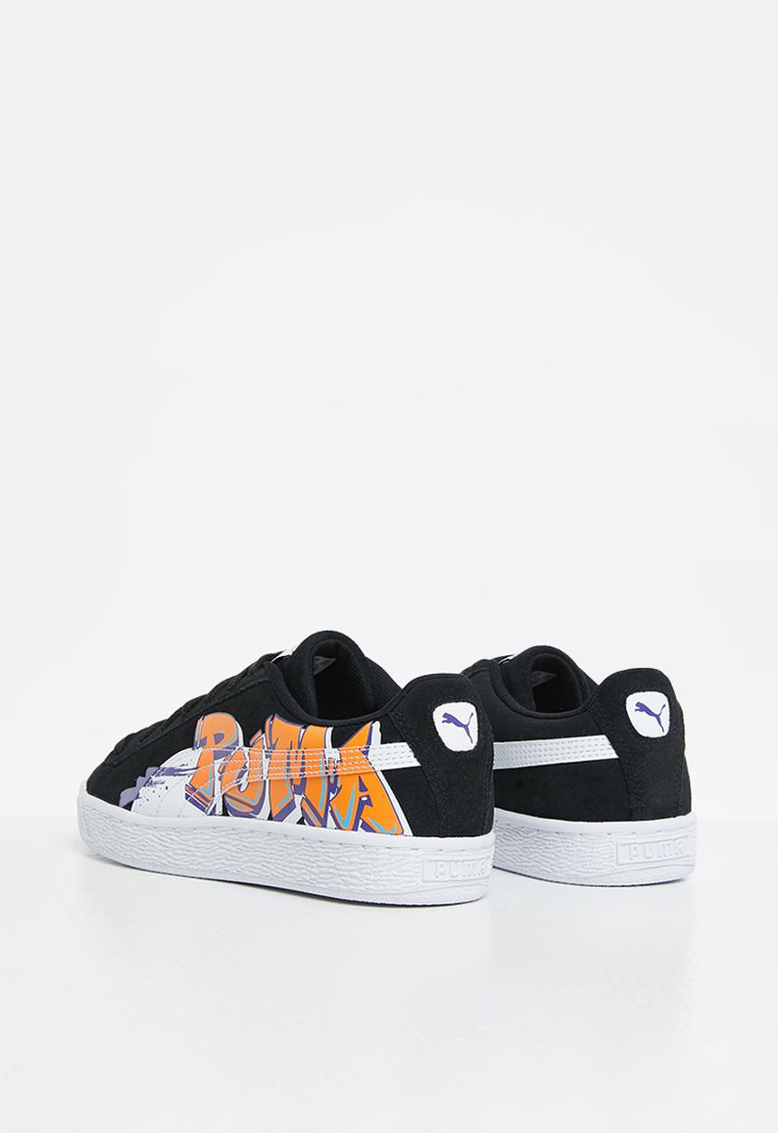 PUMA - Suede street art jr - black