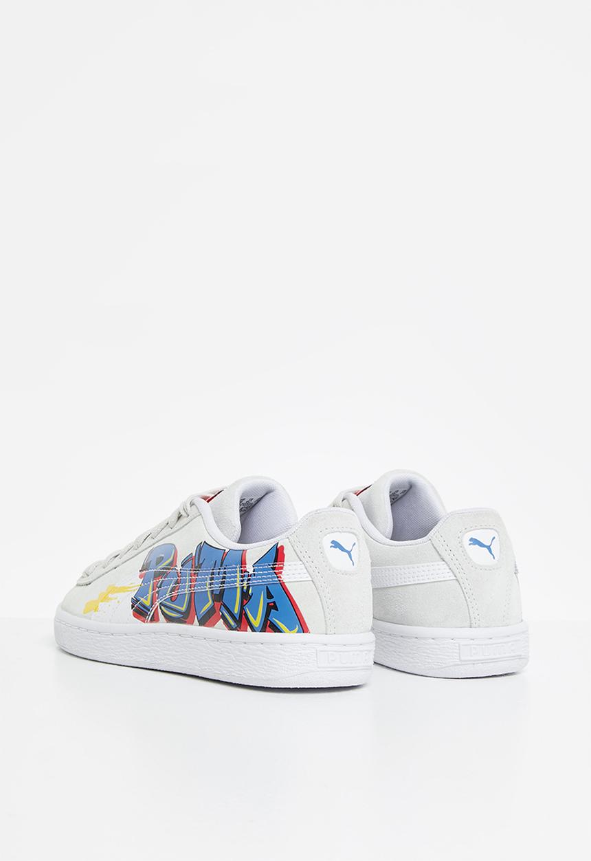 PUMA - Suede street art jr - grey