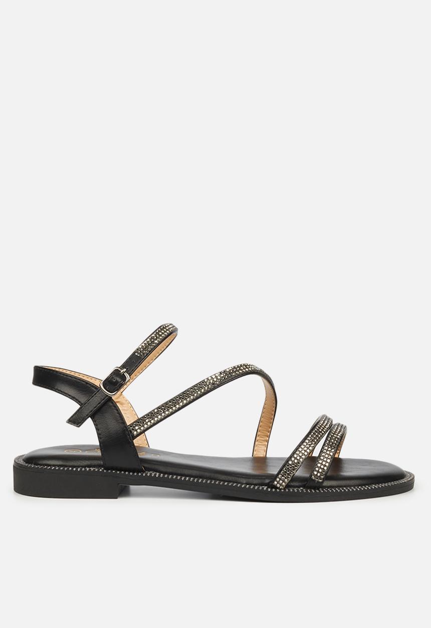 Miss Black - Murano12 sandal - black