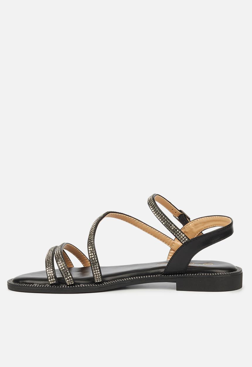 Miss Black - Murano12 sandal - black