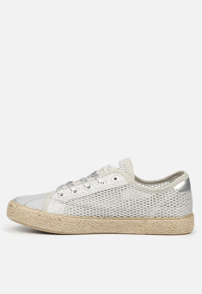 Miss Black - Republica3 sneaker - silver