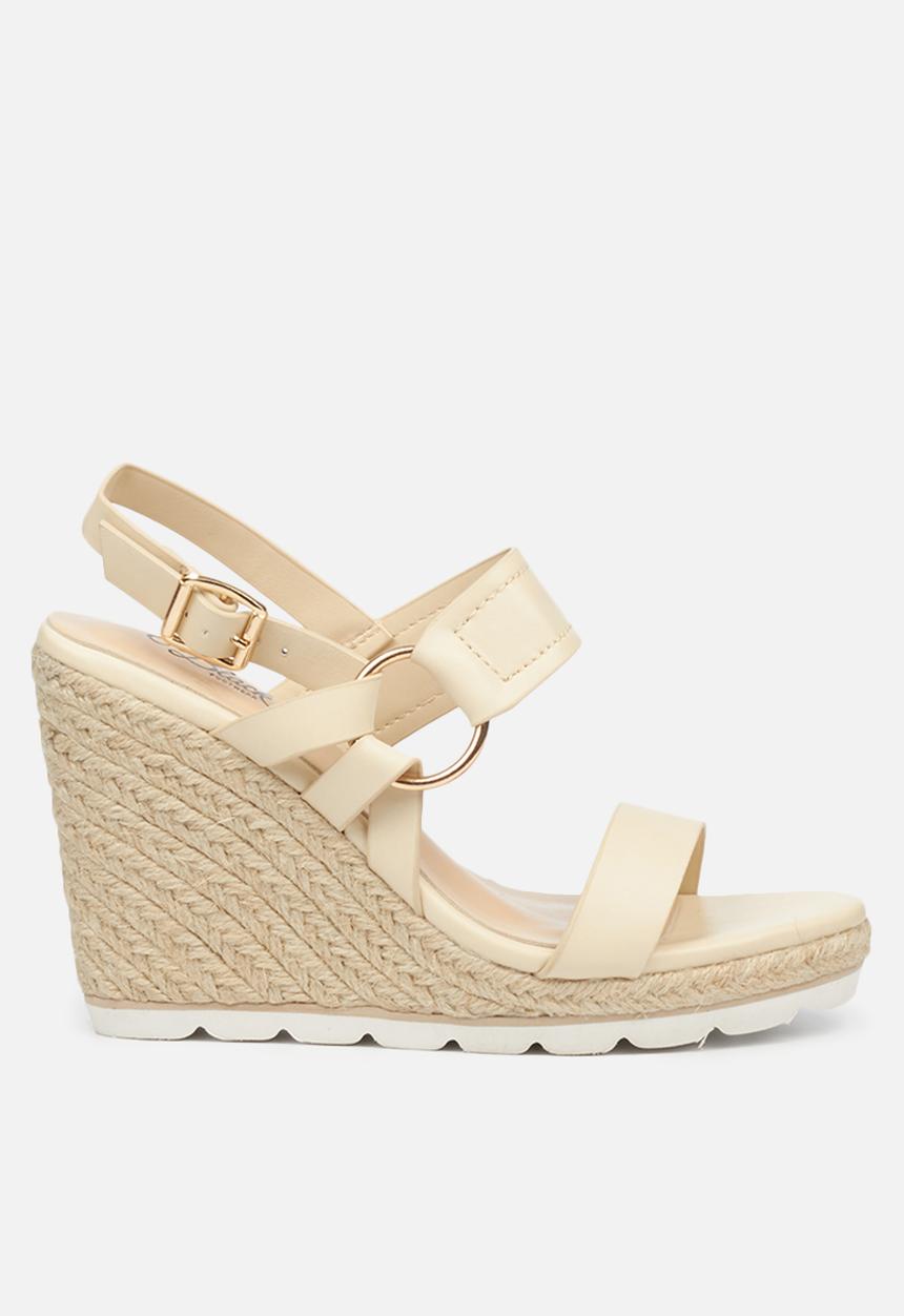 Miss Black - Shae1 espadrille wedge - neutral 