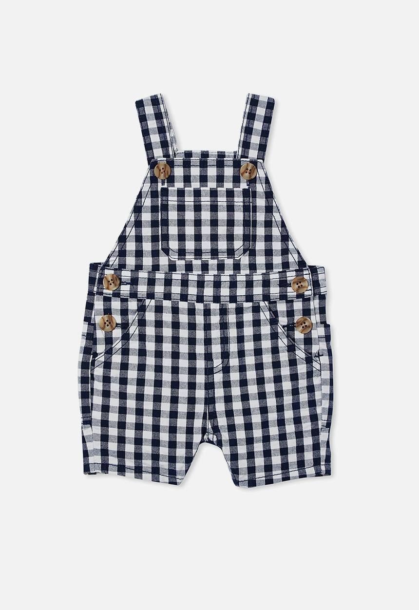 Cotton On - Eddy shortall - navy blazer/vanilla benny gingham