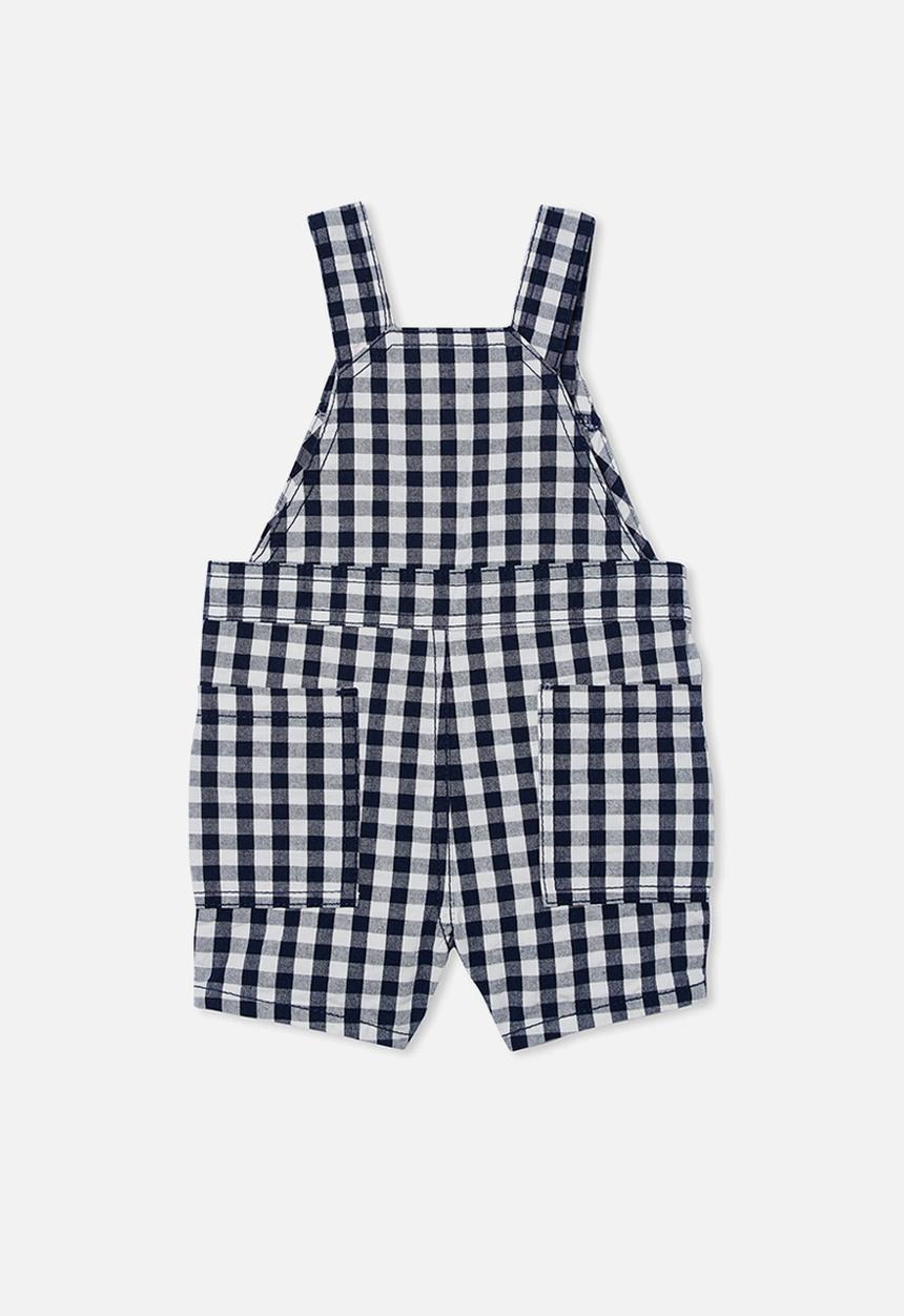 Cotton On - Eddy shortall - navy blazer/vanilla benny gingham