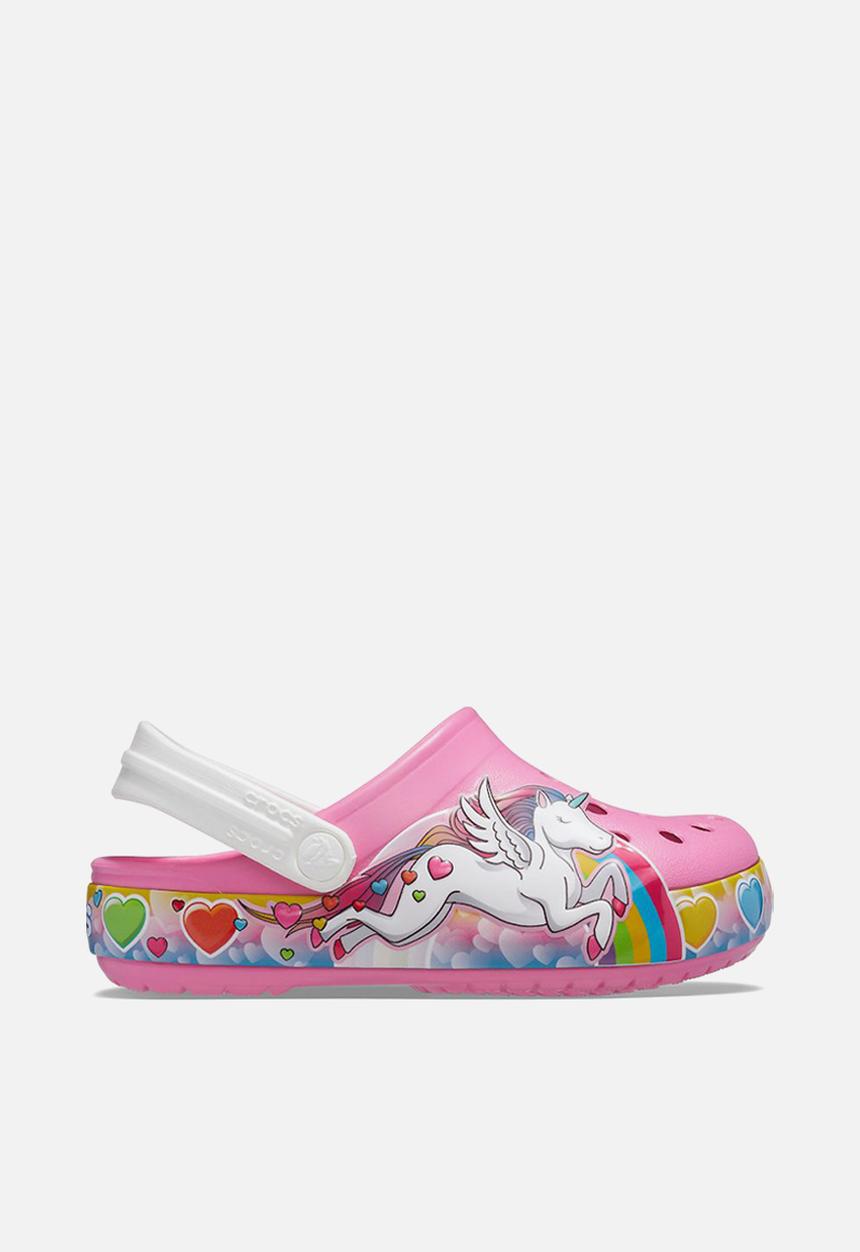 Crocs - Fl unicorn lights clog k - pink 