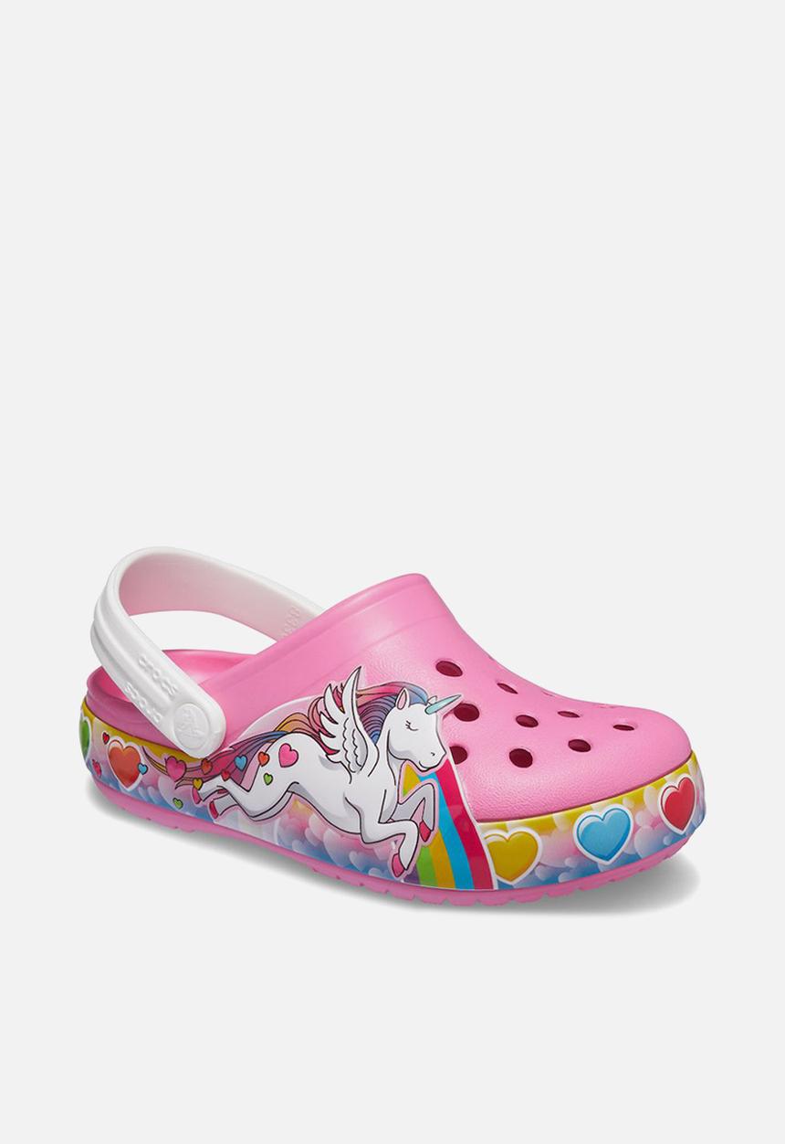 Crocs - Fl unicorn lights clog k - pink 