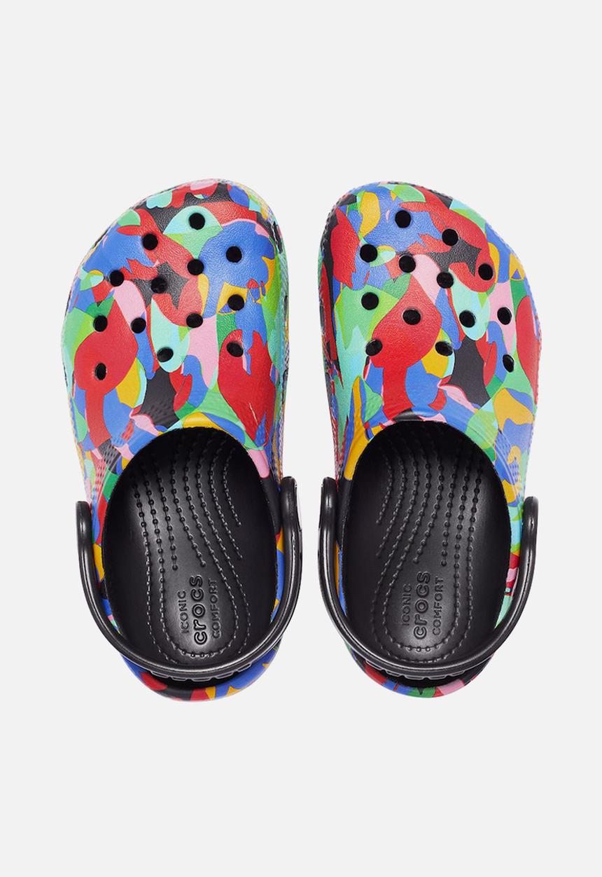 Crocs - Classic bubble block clog k - black