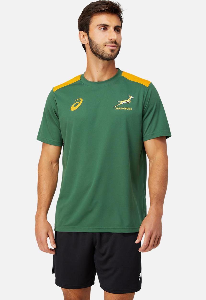 ASICS - SPRINGBOK short sleeve training top (fan tee) - green