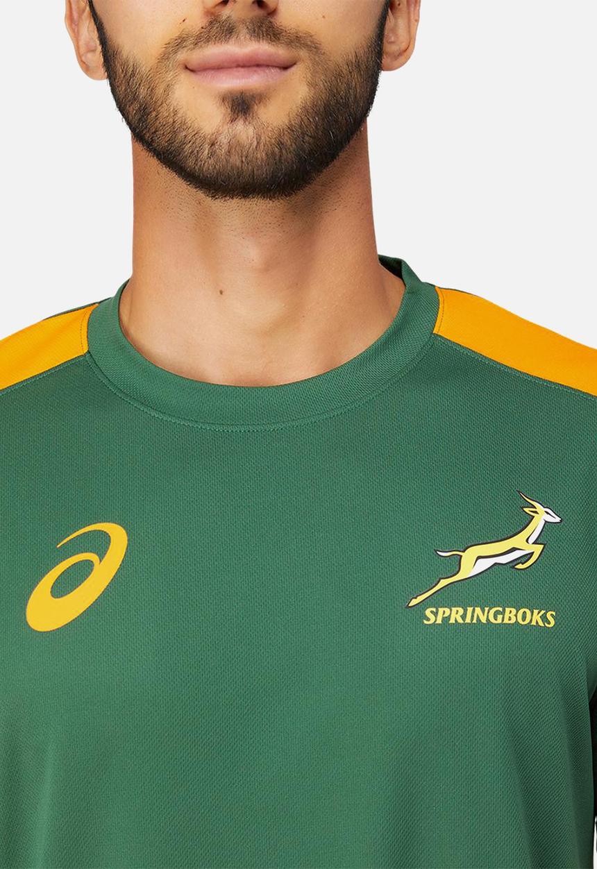 ASICS - SPRINGBOK short sleeve training top (fan tee) - green