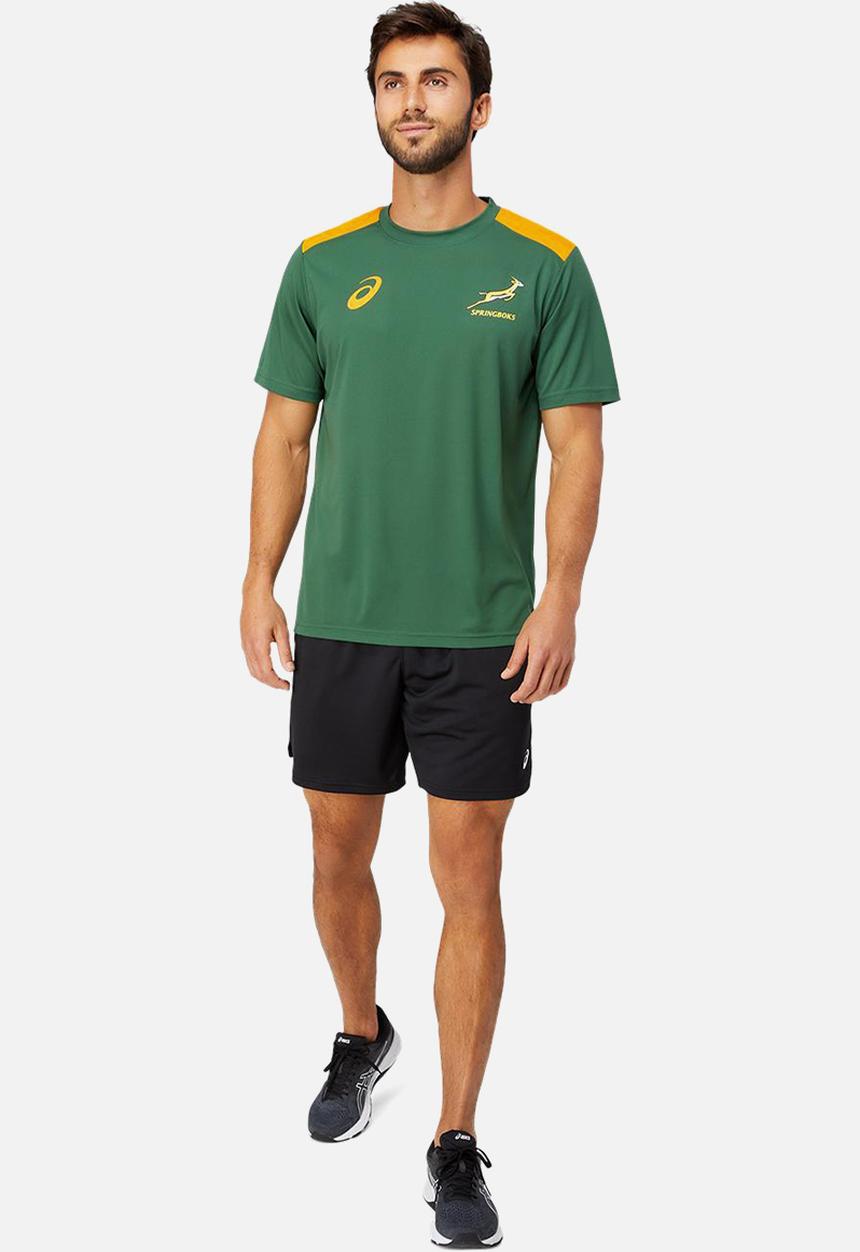 ASICS - SPRINGBOK short sleeve training top (fan tee) - green