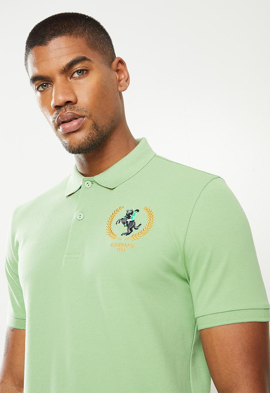 Giordano - Napoloen embroid golfer - green 