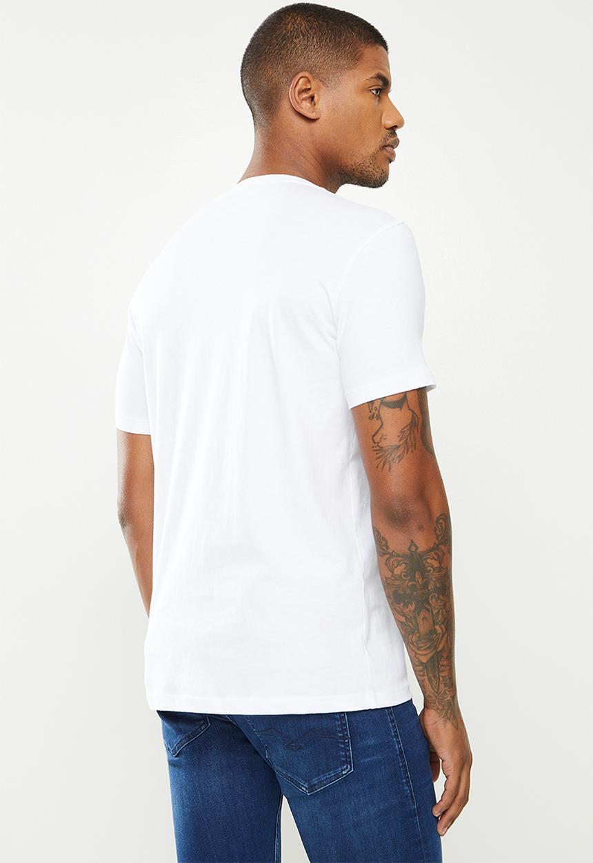 Replay - Bold print tee - white