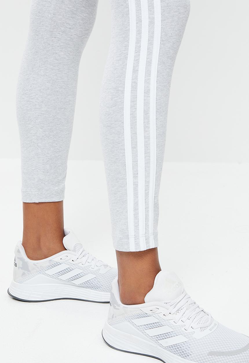 adidas Performance - Essential 3s full tights - medium grey heather