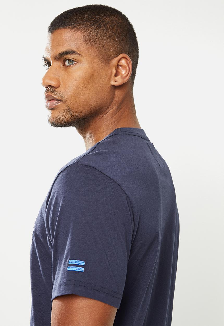Replay - Replay printed tee - navy