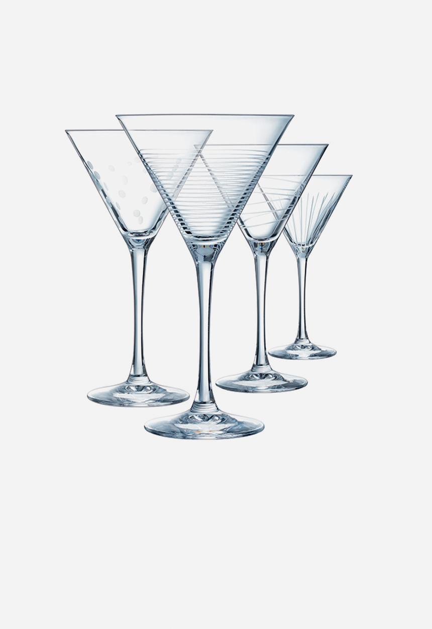 Cristal d’Arques - Illumination cocktail glasses - set of 4