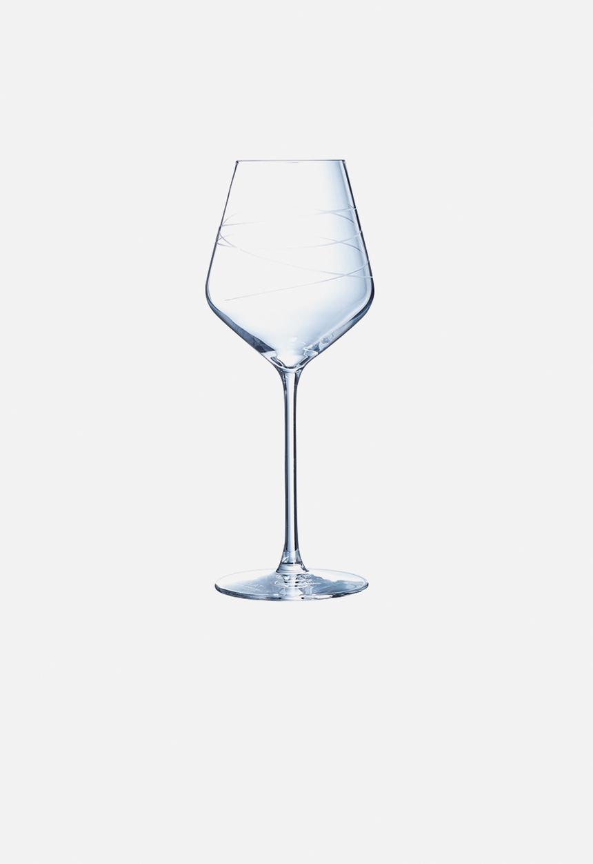 Cristal d’Arques - Abstract whhite wine glasses - set of 4