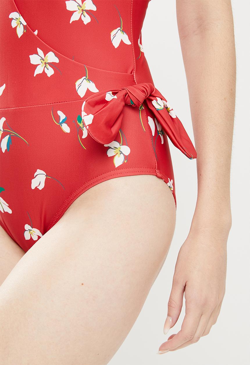O'Neill - Slater one piece bikini - red floral