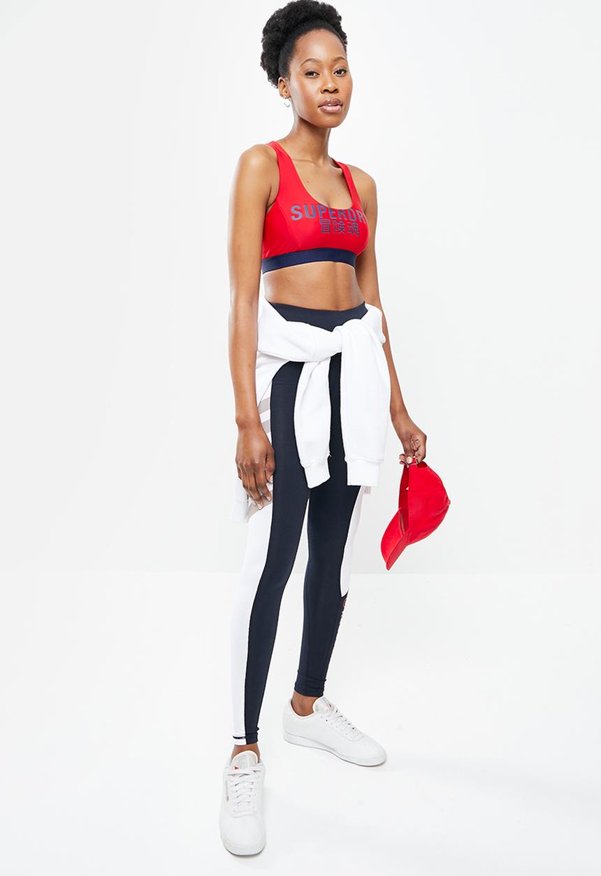 Superdry. - Logo crop top - red