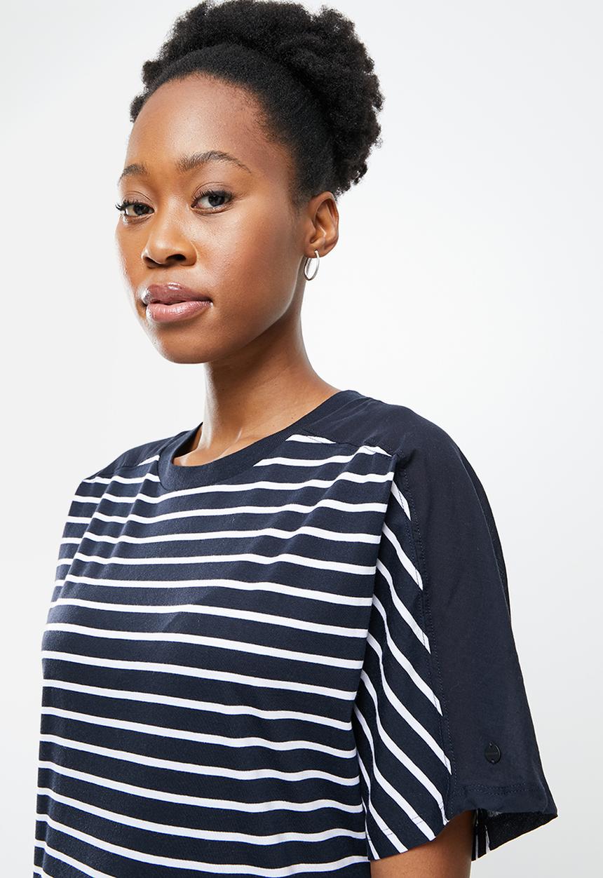 Superdry. - Cotton modal t-shirt dress - navy