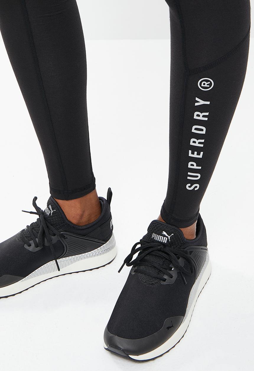 Superdry. - Active lifestyle full length leggings - black