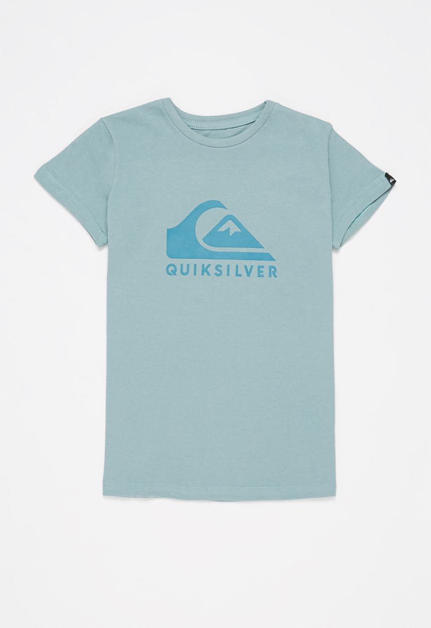 Quiksilver - Corp logo short sleeve yth - blue