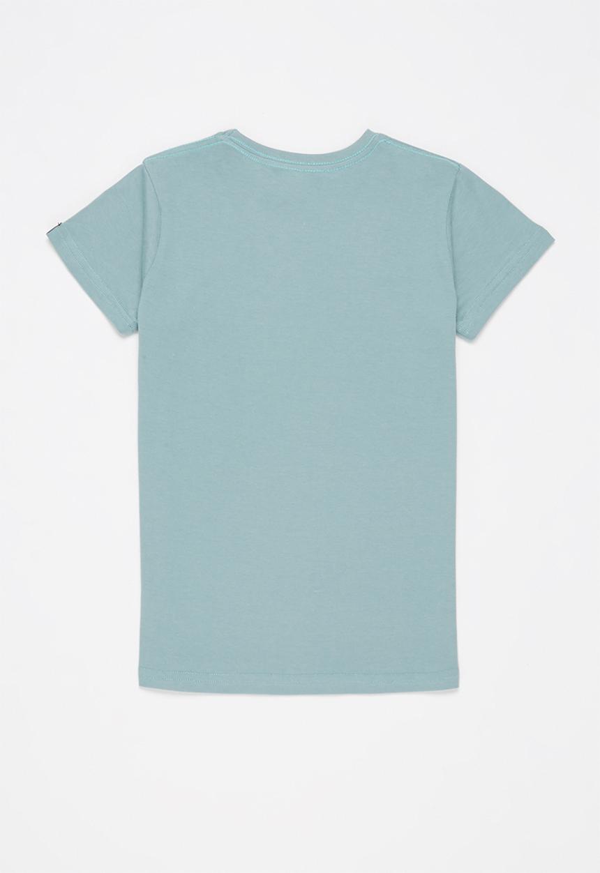 Quiksilver - Corp logo short sleeve yth - blue