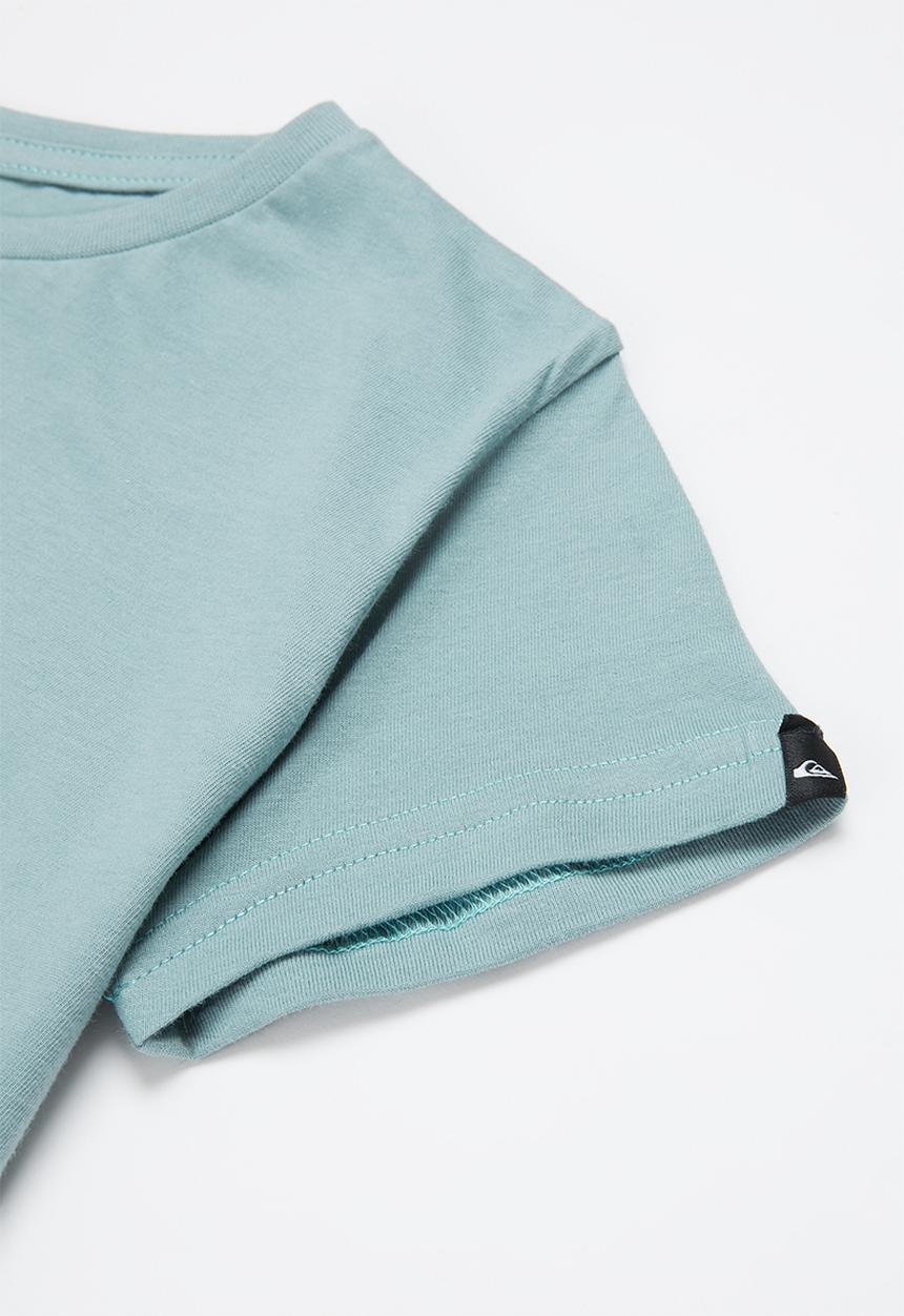 Quiksilver - Corp logo short sleeve yth - blue