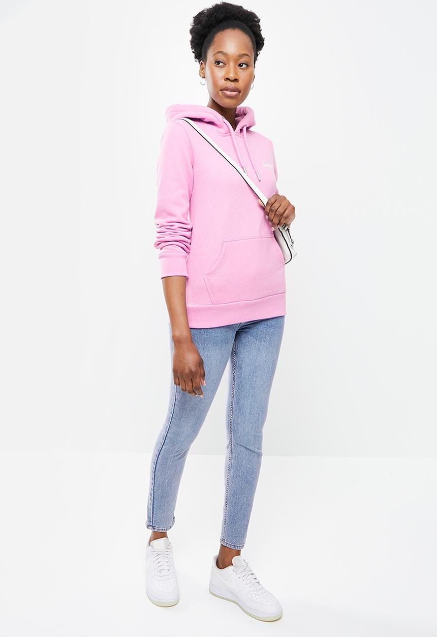 Superdry. - Ol classic hoodie bb - lavender