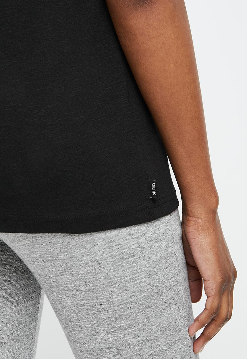 Superdry. - Authentic cotton tee - black