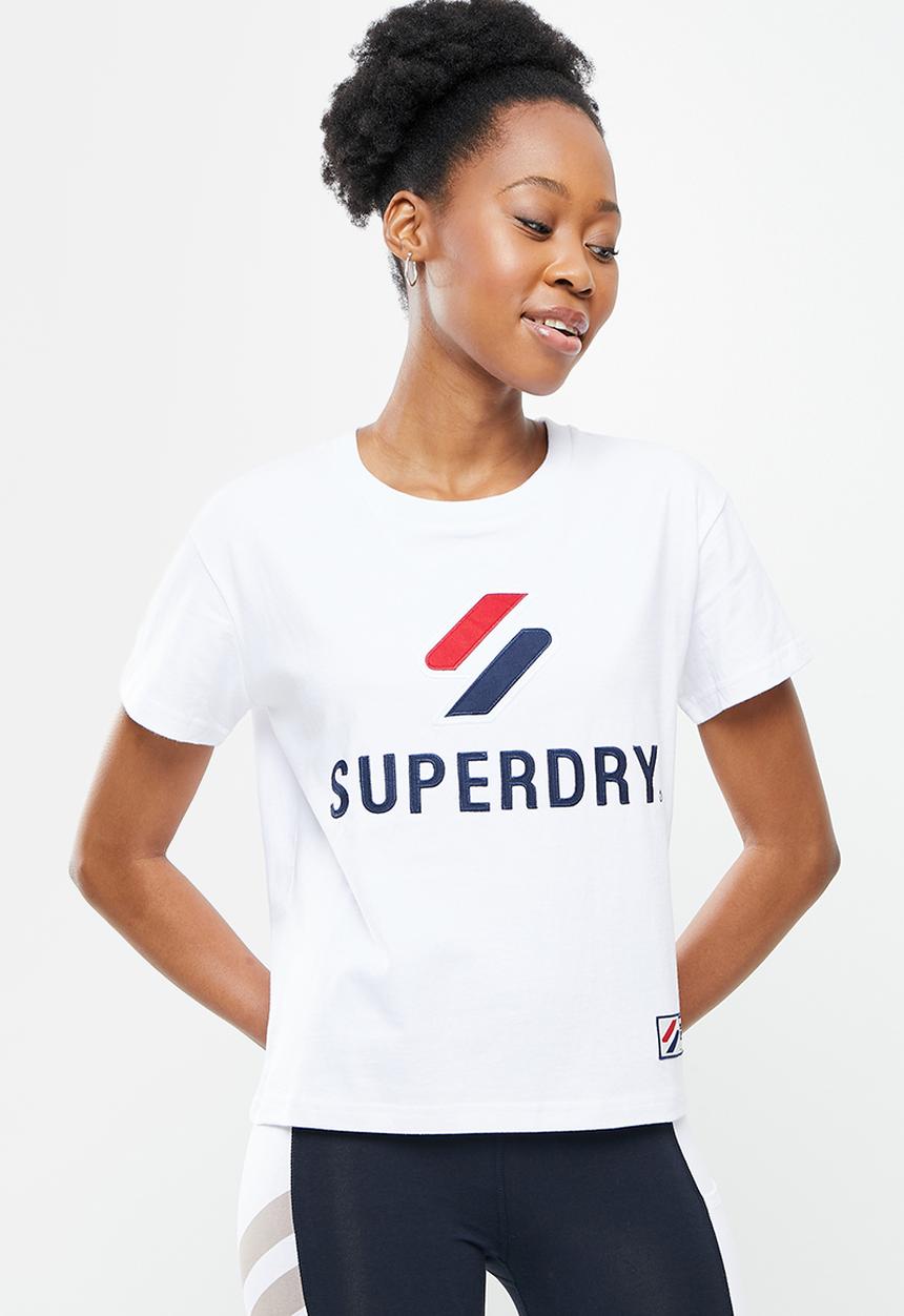 Superdry. - Sportstyle classic tee - white 
