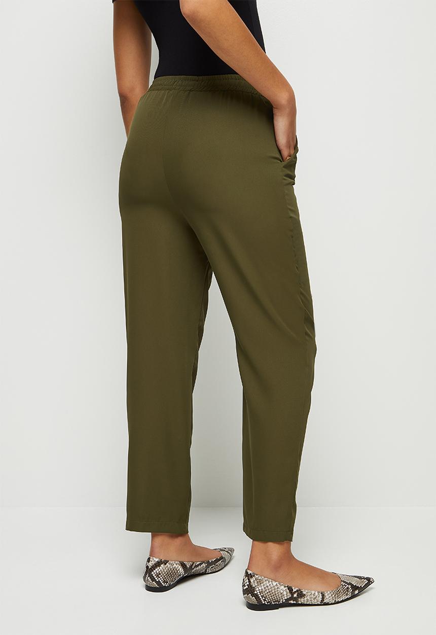 edit - Twill toggle jogger - Fatigue