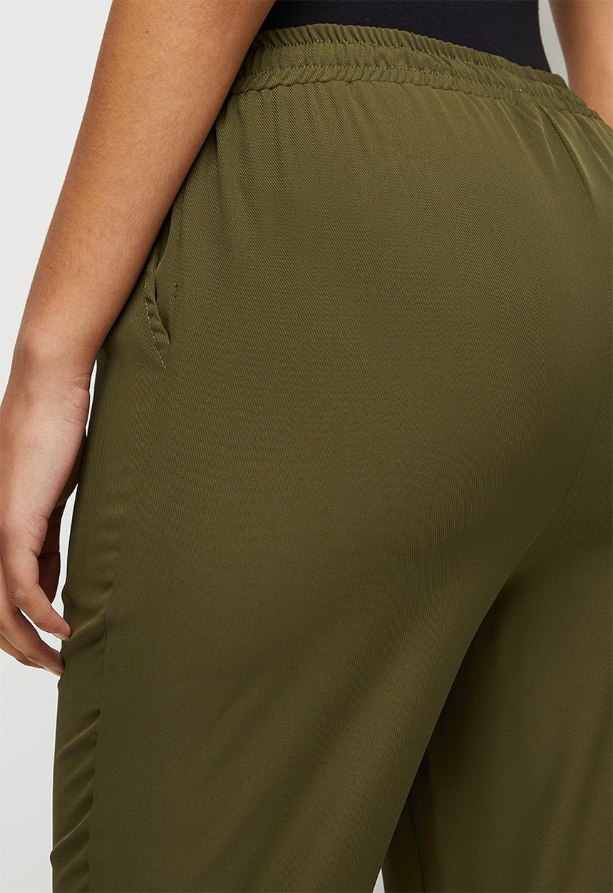 edit - Twill toggle jogger - Fatigue