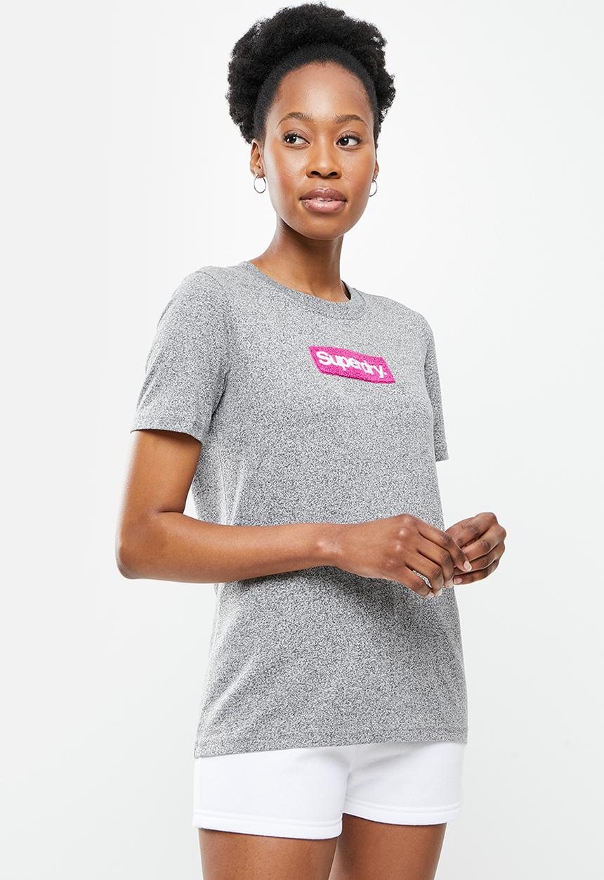 Superdry. - Cl workwear tee - grey 