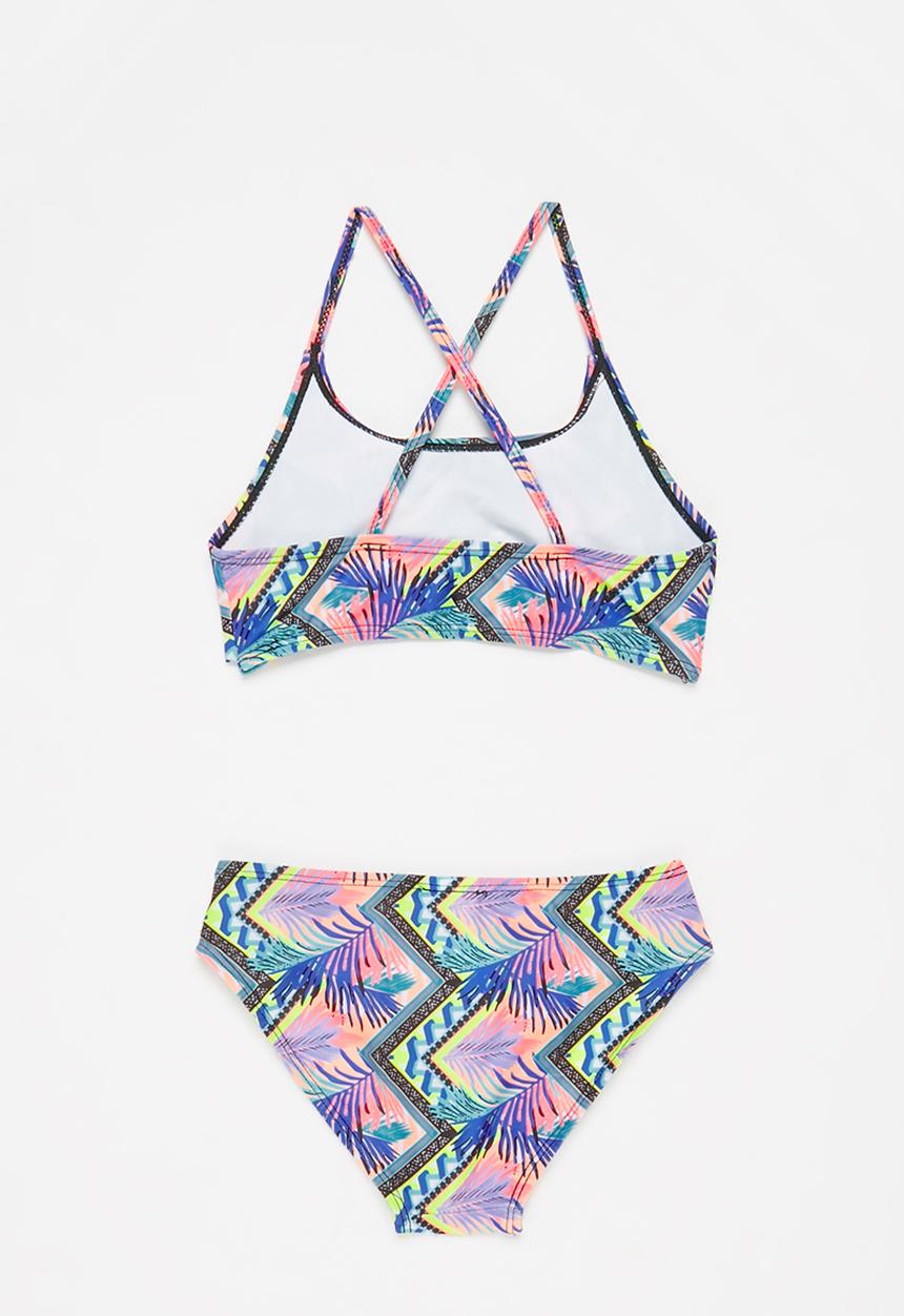 Rebel Republic - Palm tree bikini set - multi 