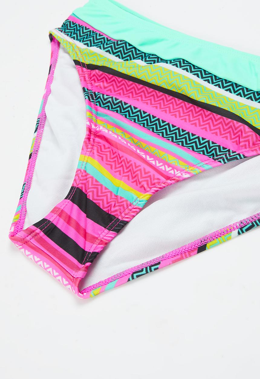Rebel Republic - Stripe bikini set - multi