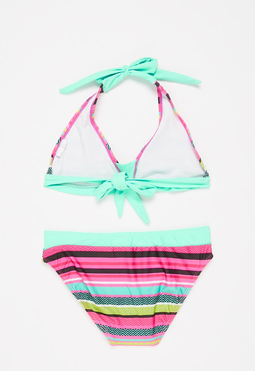 Rebel Republic - Stripe bikini set - multi