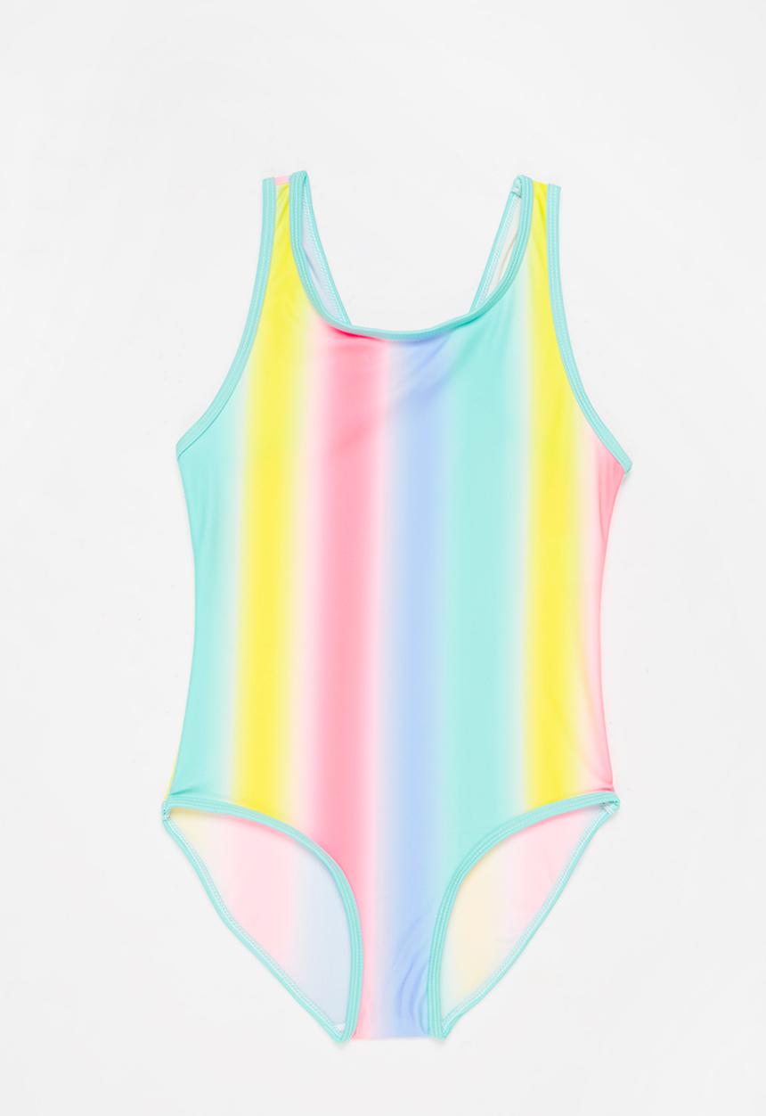 Rebel Republic - Stripe one piece swimsuit - multi