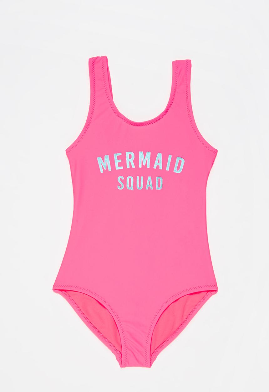 Rebel Republic - Mermaid squad swimsuit - pink
