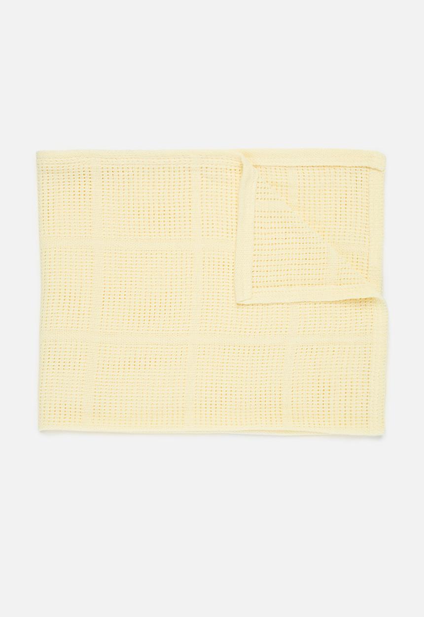 Pop Candy - Knitted blanket - yellow