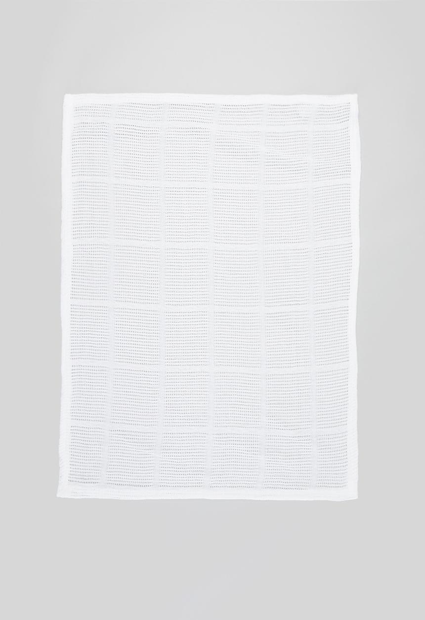Pop Candy - Knitted blanket - white