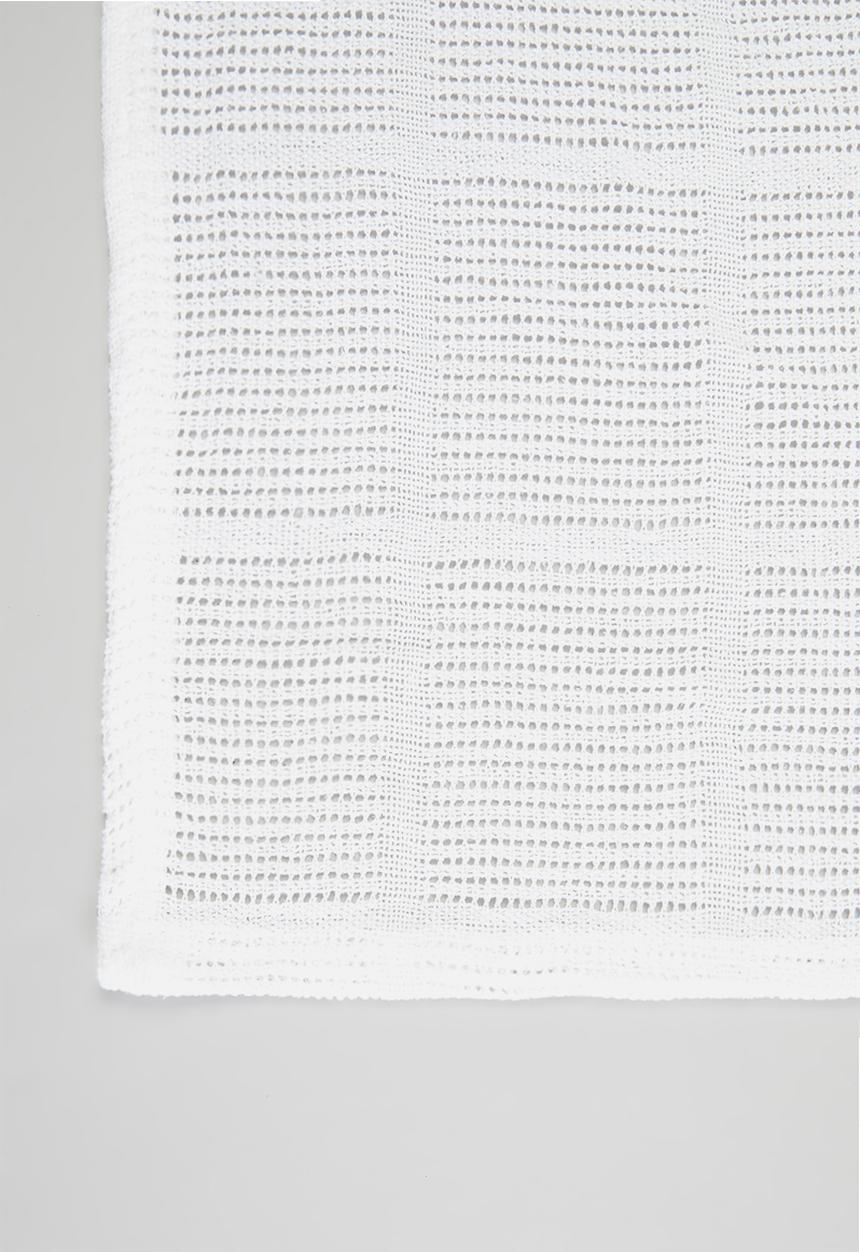 Pop Candy - Knitted blanket - white