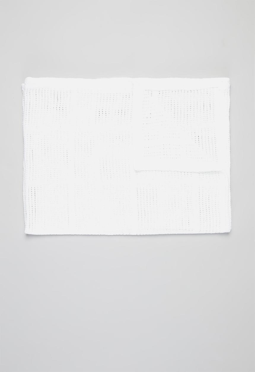 Pop Candy - Knitted blanket - white
