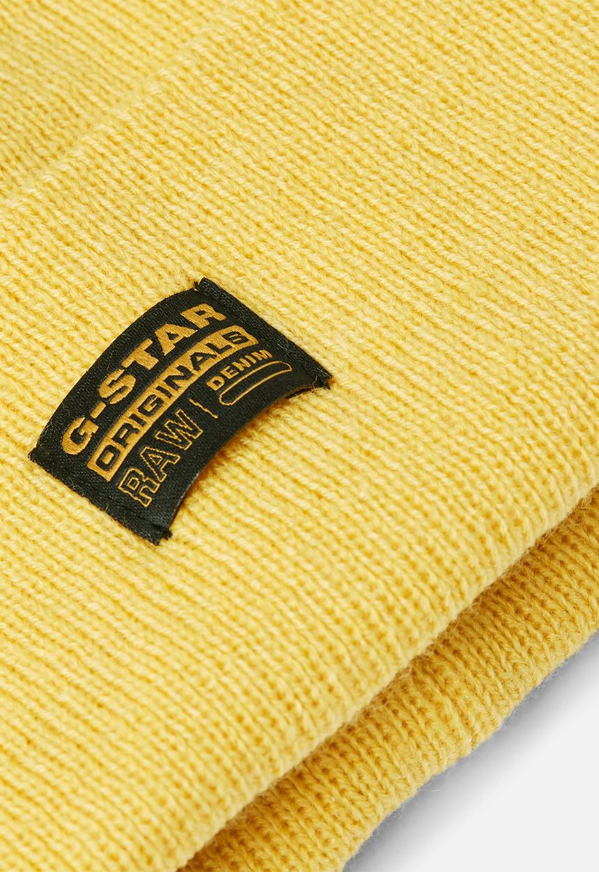 G-STAR - Effo long beanie - yellow