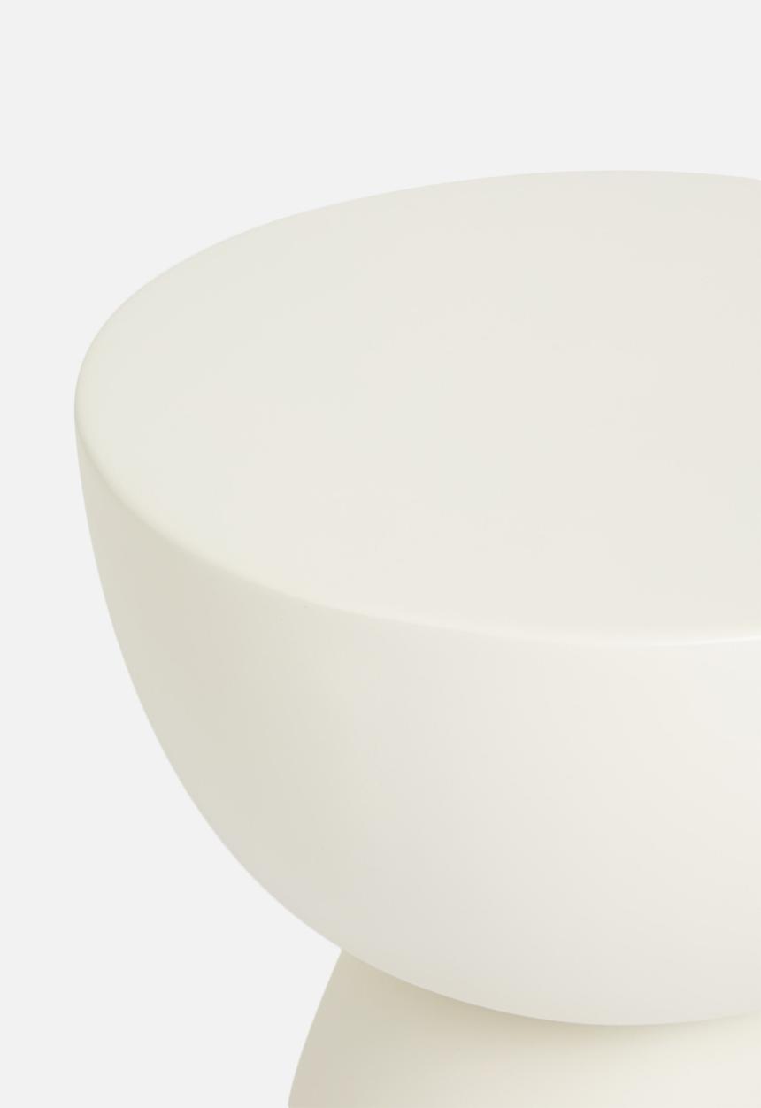 Sixth Floor - Fern outdoor side table - cream